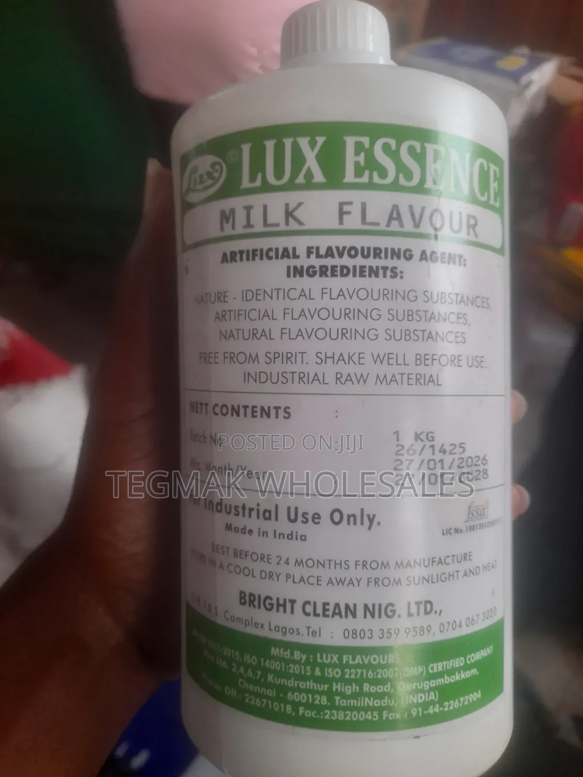 Lux Essence Milk Flavour