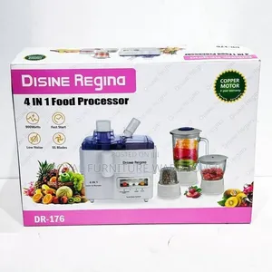 Disine Regina 4-in-1 Food Processor and Juicer