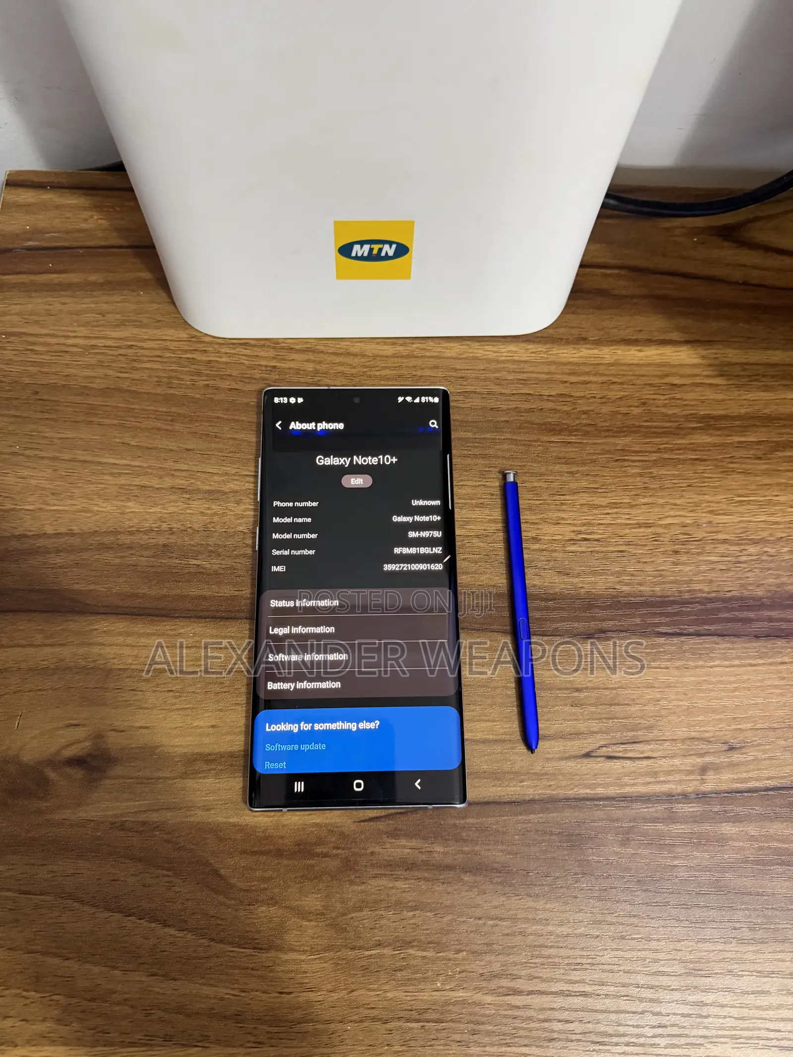 New Samsung Galaxy Note 10 Plus 256 GB Silver