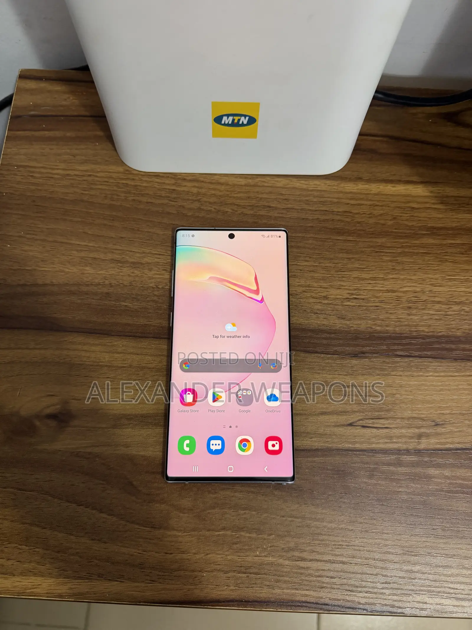 New Samsung Galaxy Note 10 Plus 256 GB Silver
