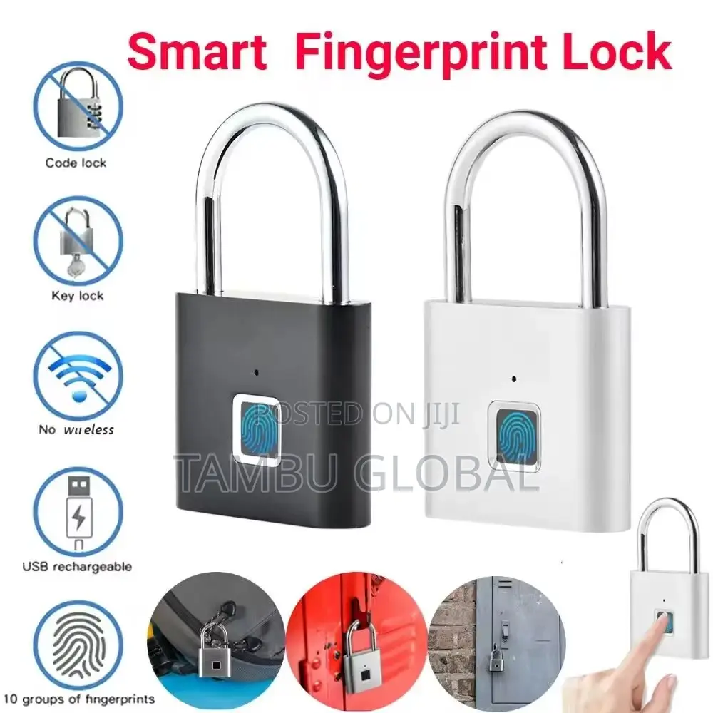 KERUI Smart Fingerprint Padlock – USB-C Rechargeable, Keyless