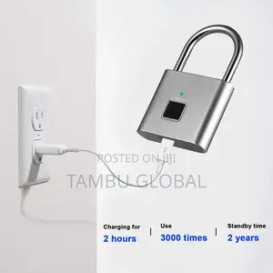 KERUI Smart Fingerprint Padlock – USB-C Rechargeable, Keyless