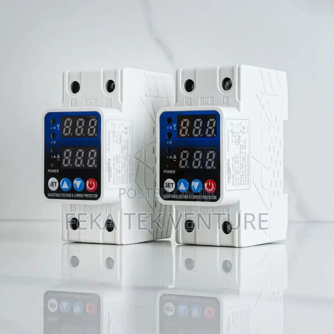 63A 2P Adjustable Over/Under Voltage Protector