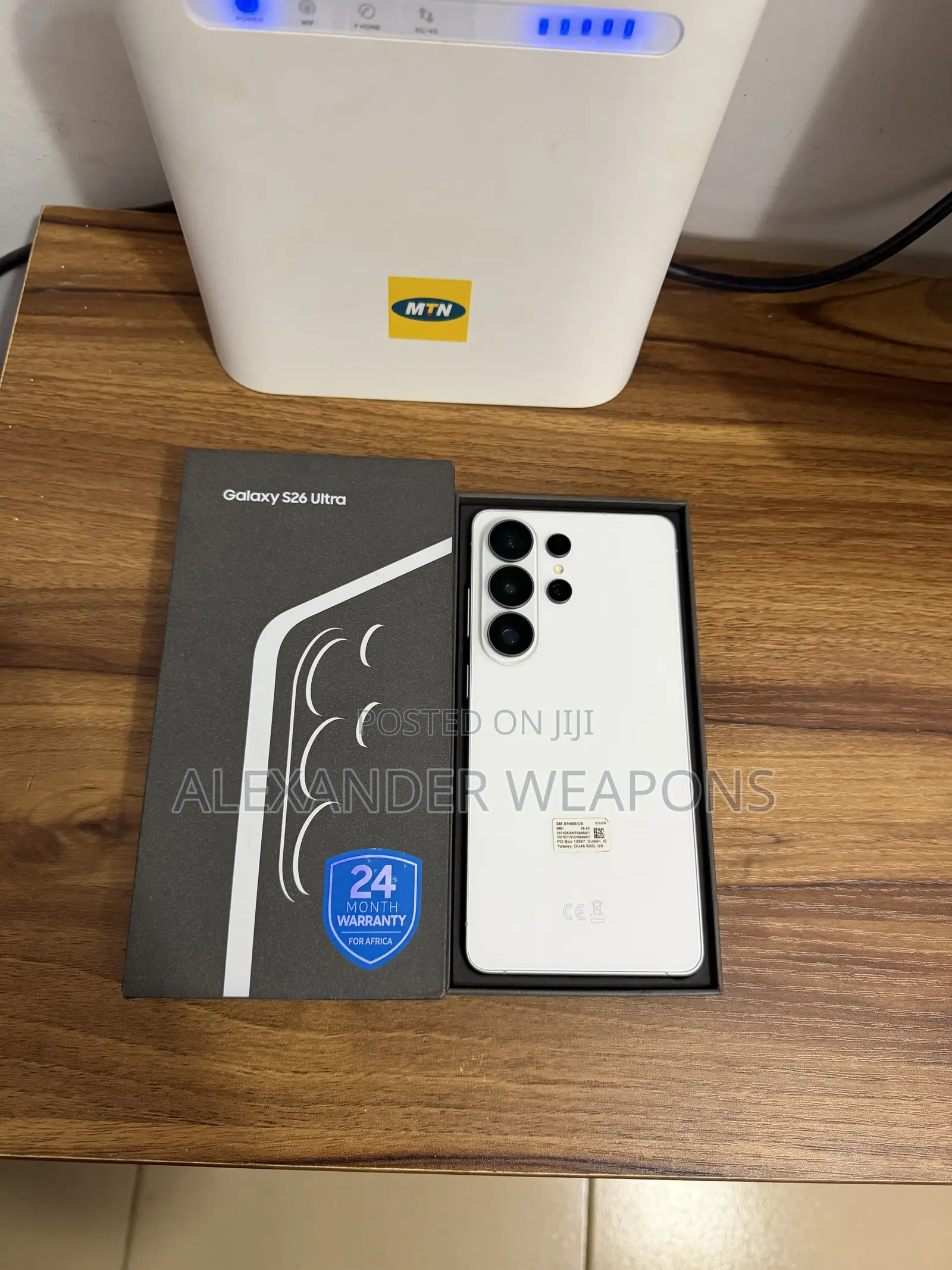 New Samsung Galaxy S26 Ultra 5G 512 GB White