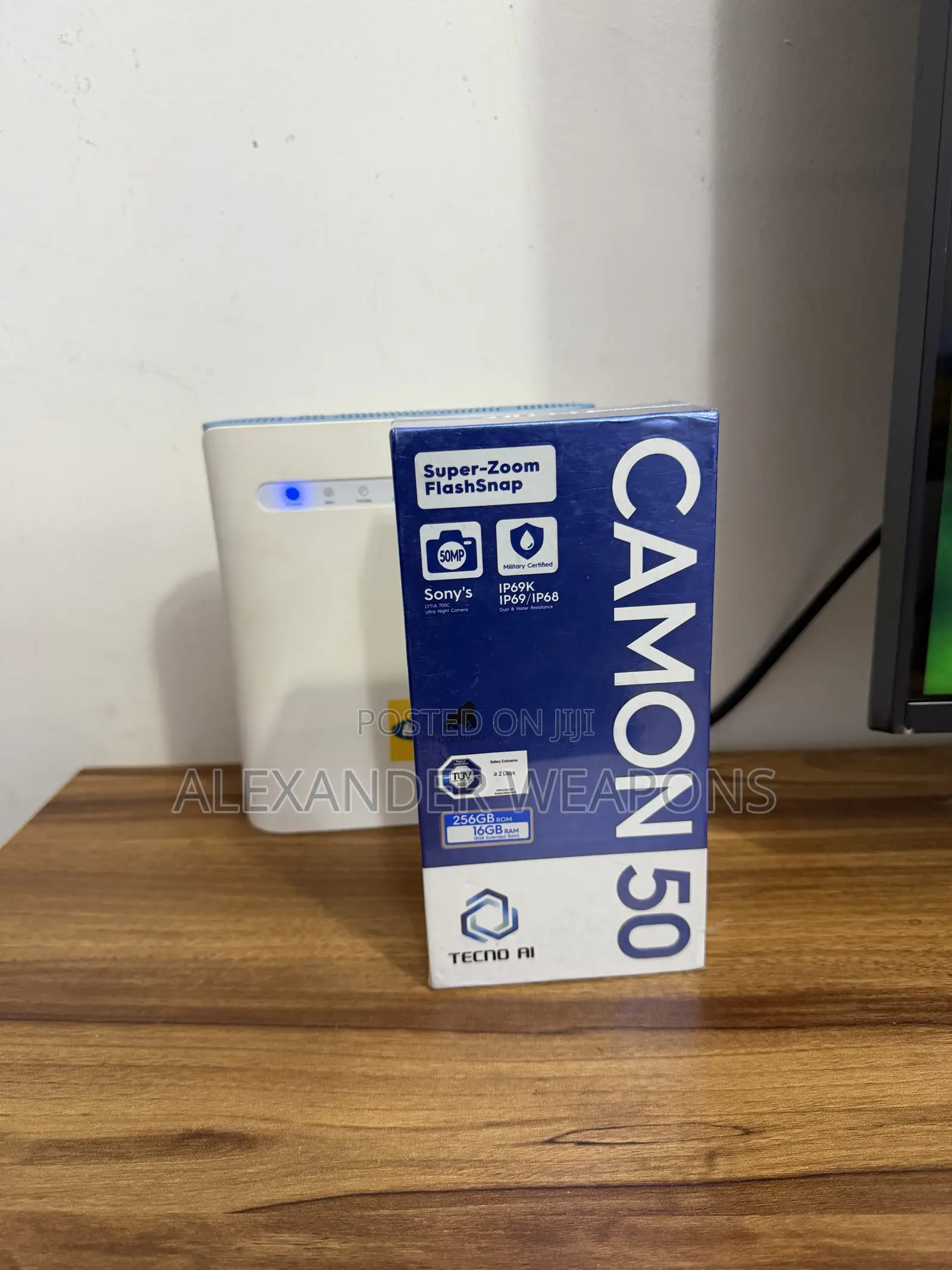 New Tecno Camon 50 256 GB Black