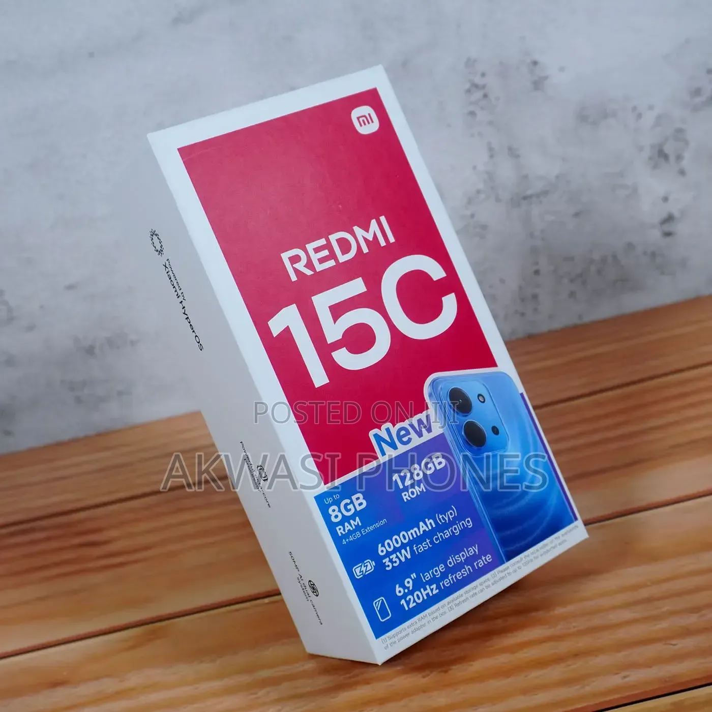 New Xiaomi Redmi 15C 4G 128 GB Black