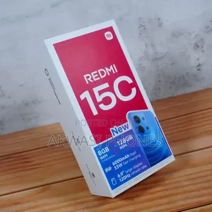 New Xiaomi Redmi 15C 4G 128 GB Black