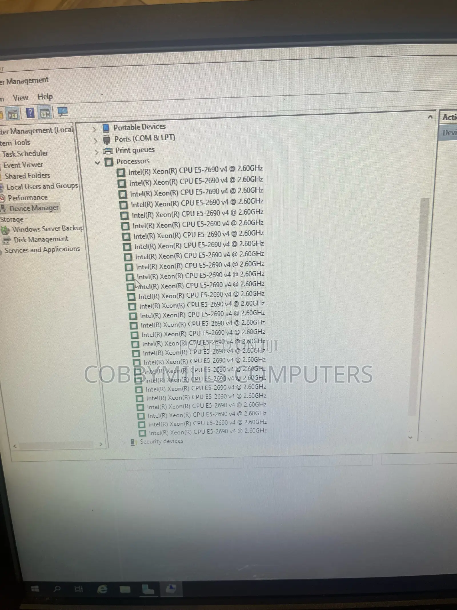 Server Lenovo 64GB Intel Xeon HDD 2T