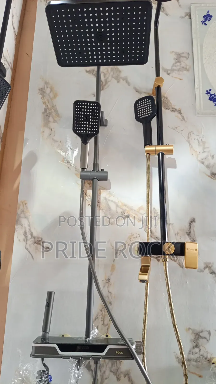 Quality Four in One Led Shower Pole, Rain Shower, Piano Shower