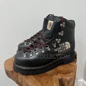 The North Face X Gucci Hiking Boots “Black/Orange Color