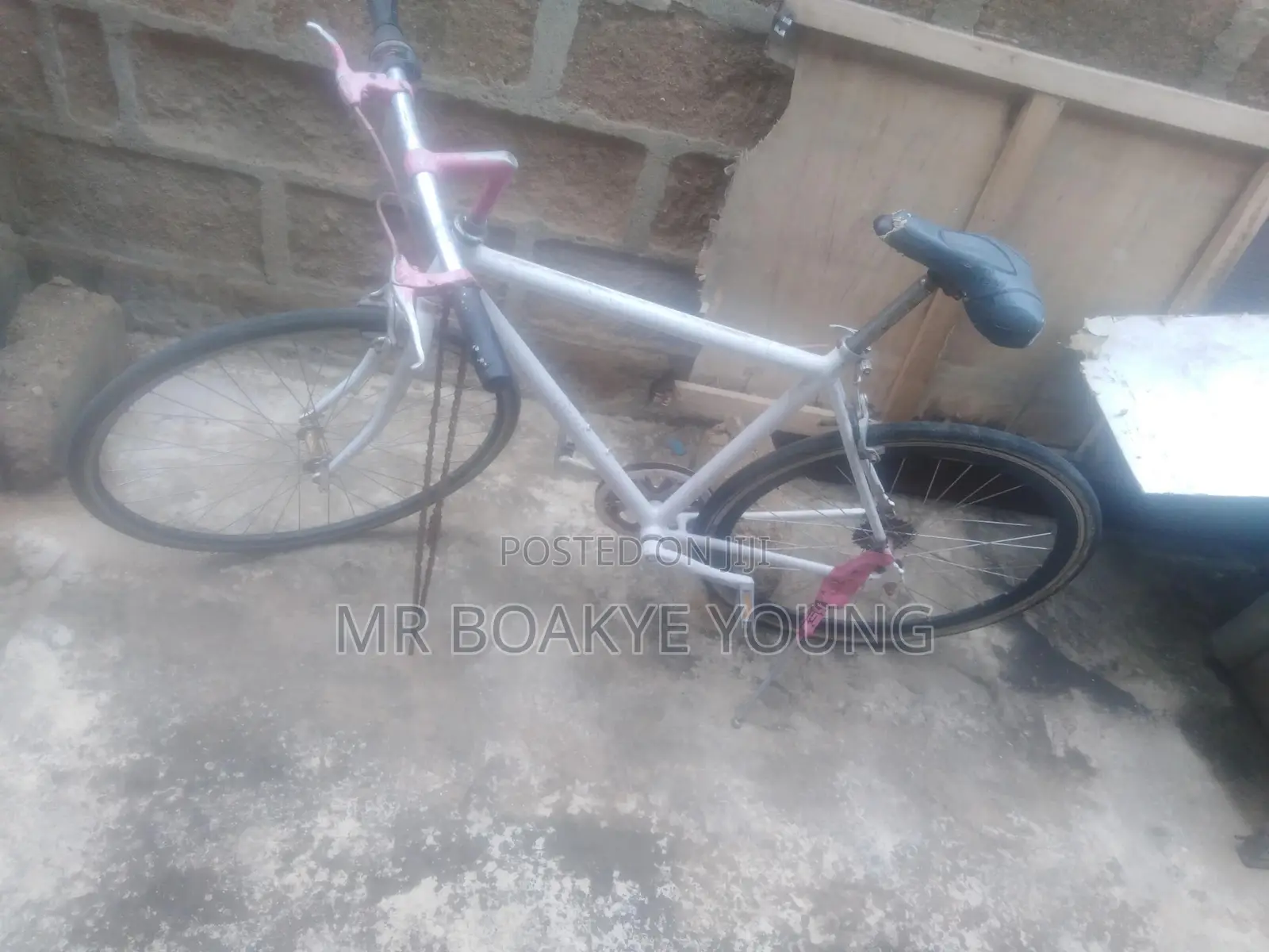 Racer Bike Going for a Cool`