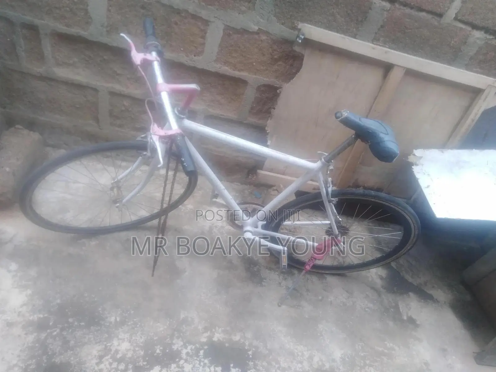 Racer Bike Going for a Cool`