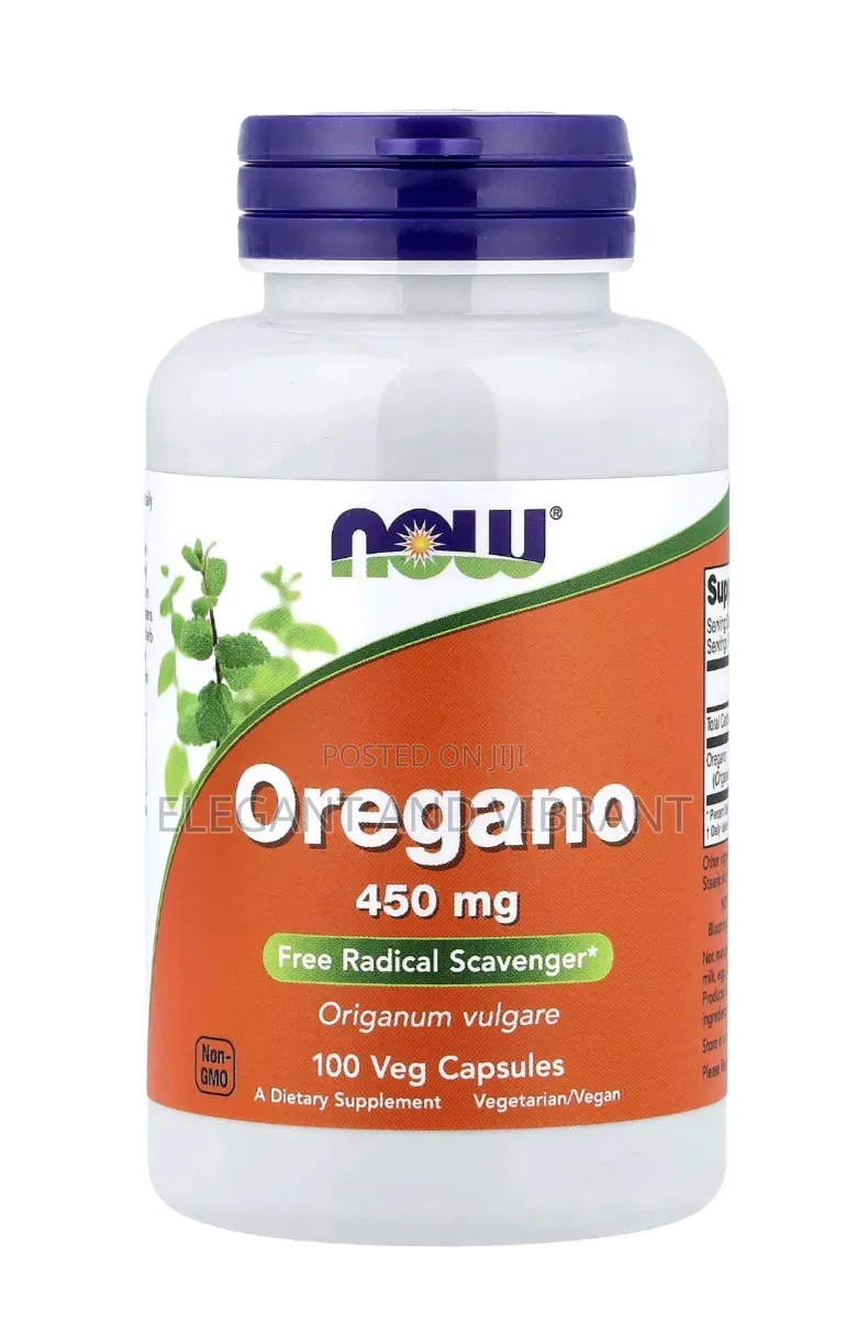 Oregano, 450 Mg, 100 Veg Capsules