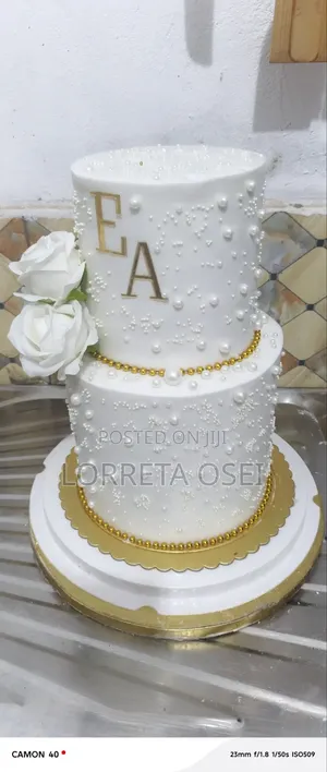 Two Tier Beautiful Cake