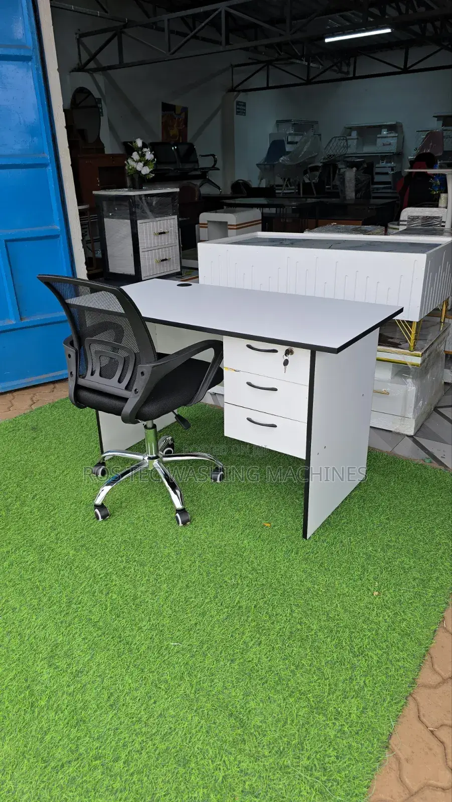Office Chair and Table