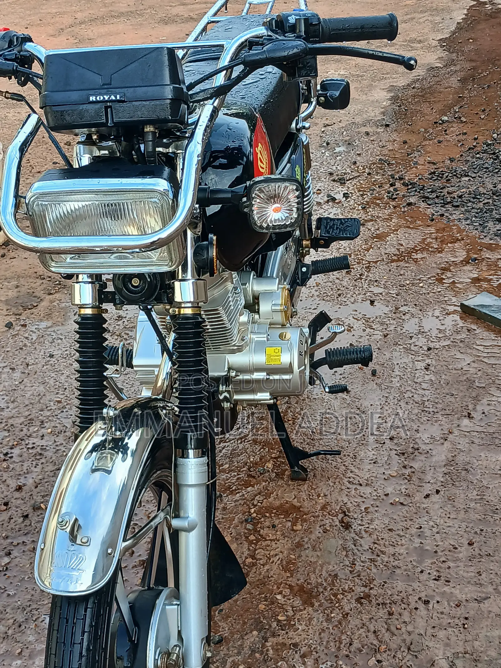 New Royal Motorcycle 2026 Black