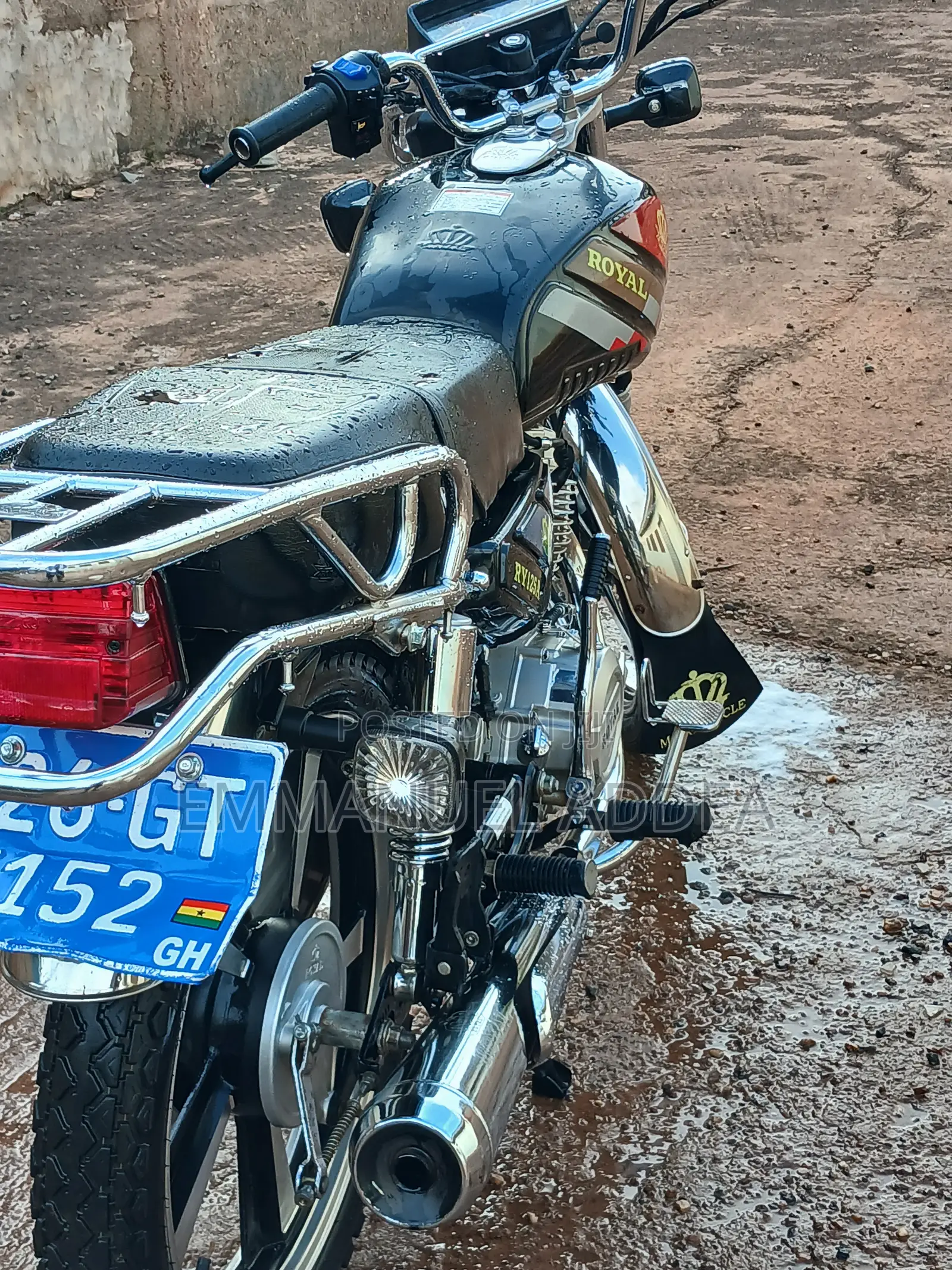 New Royal Motorcycle 2026 Black