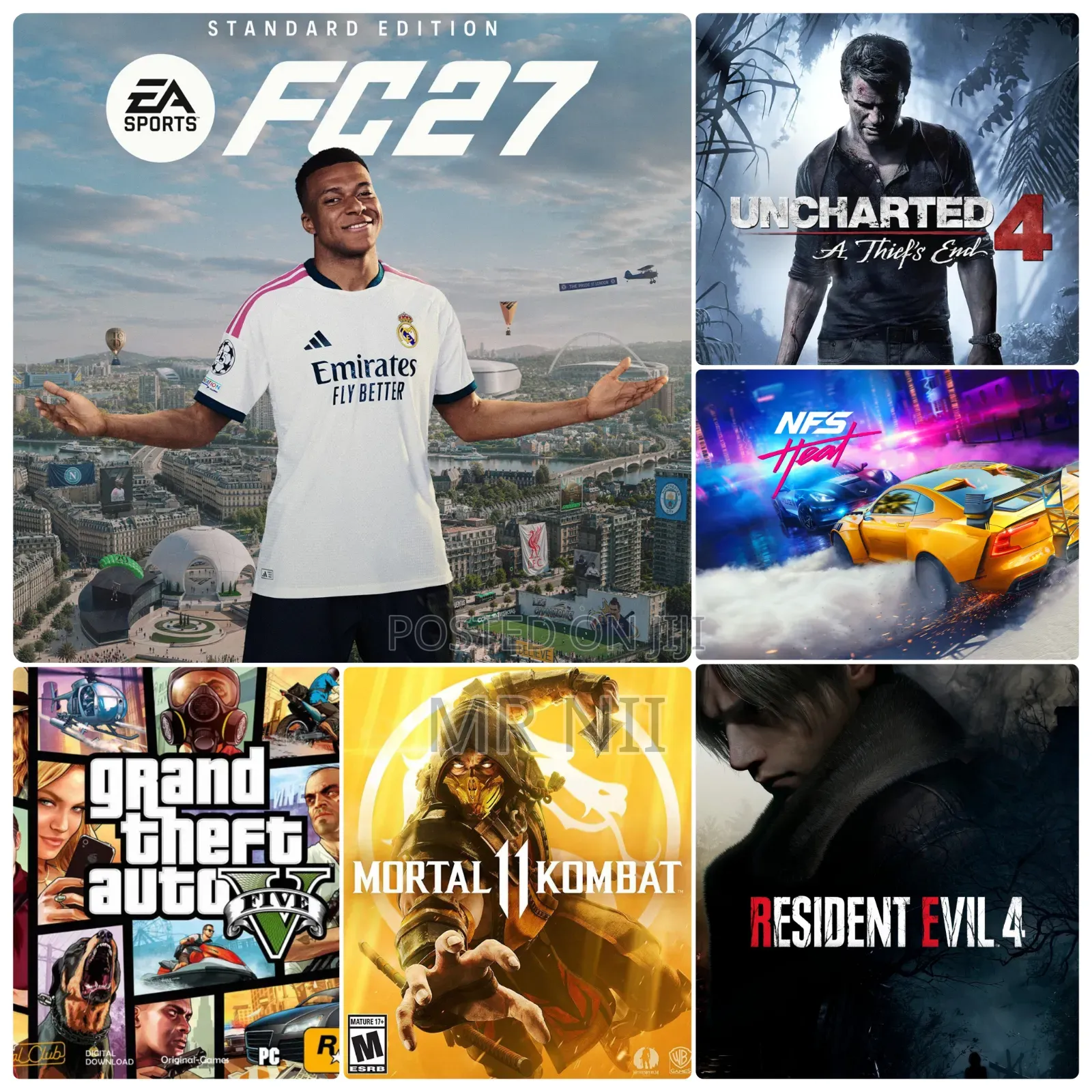 (NOT CD) Offline Installation of Fc 27 and Games in the Picture (PS)
