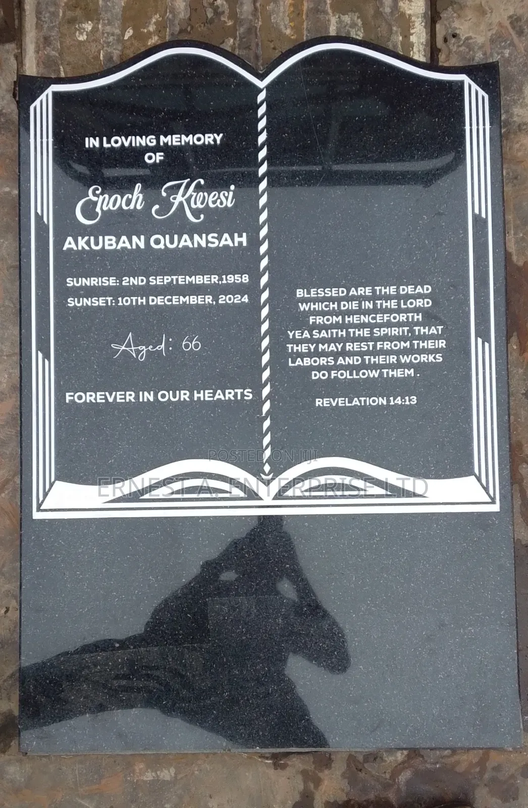 Professional Granite and Marble Tombstone Headstones Construction