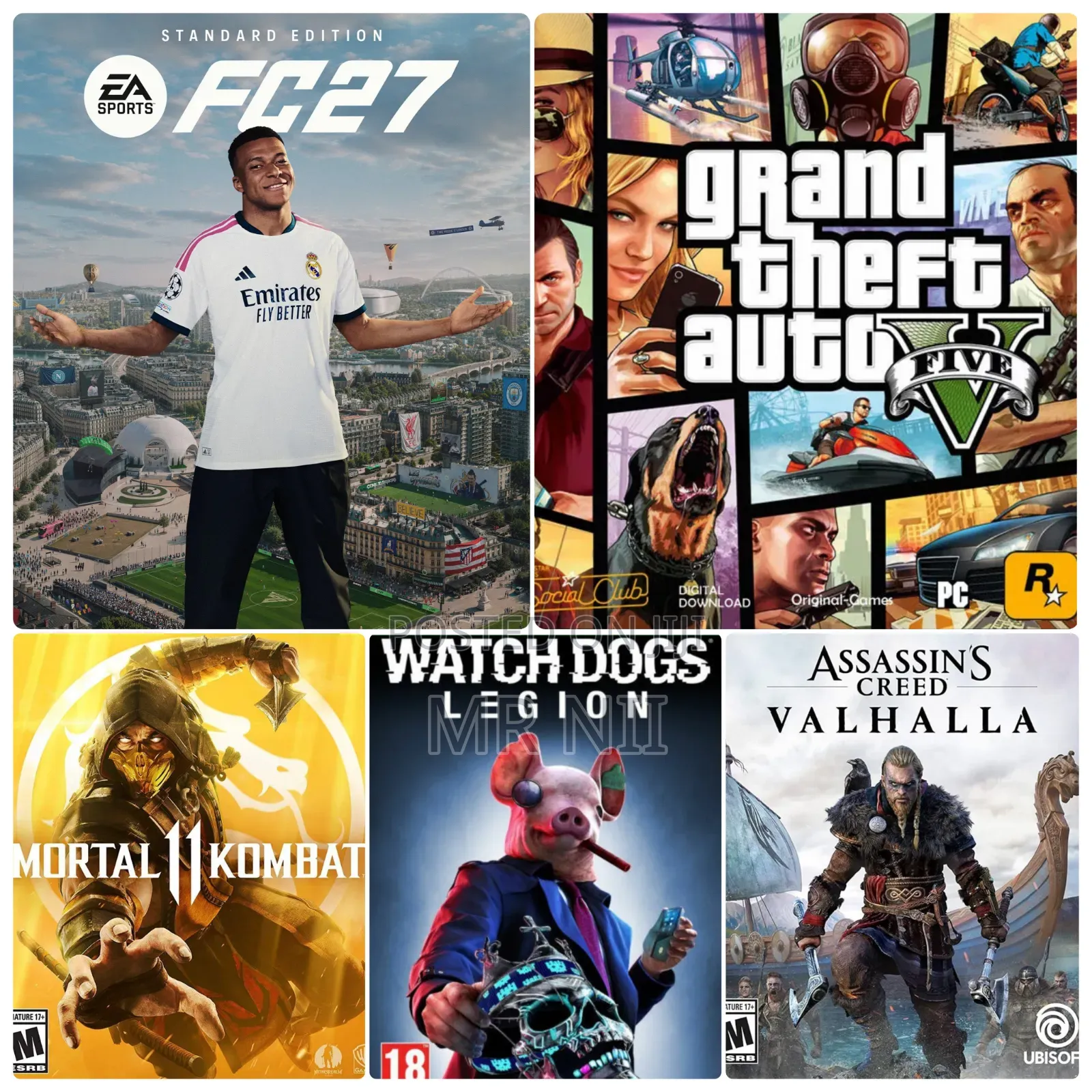 (NOT CD) Installation of Fc 27 Plus Other Games (Xbox Playstation)