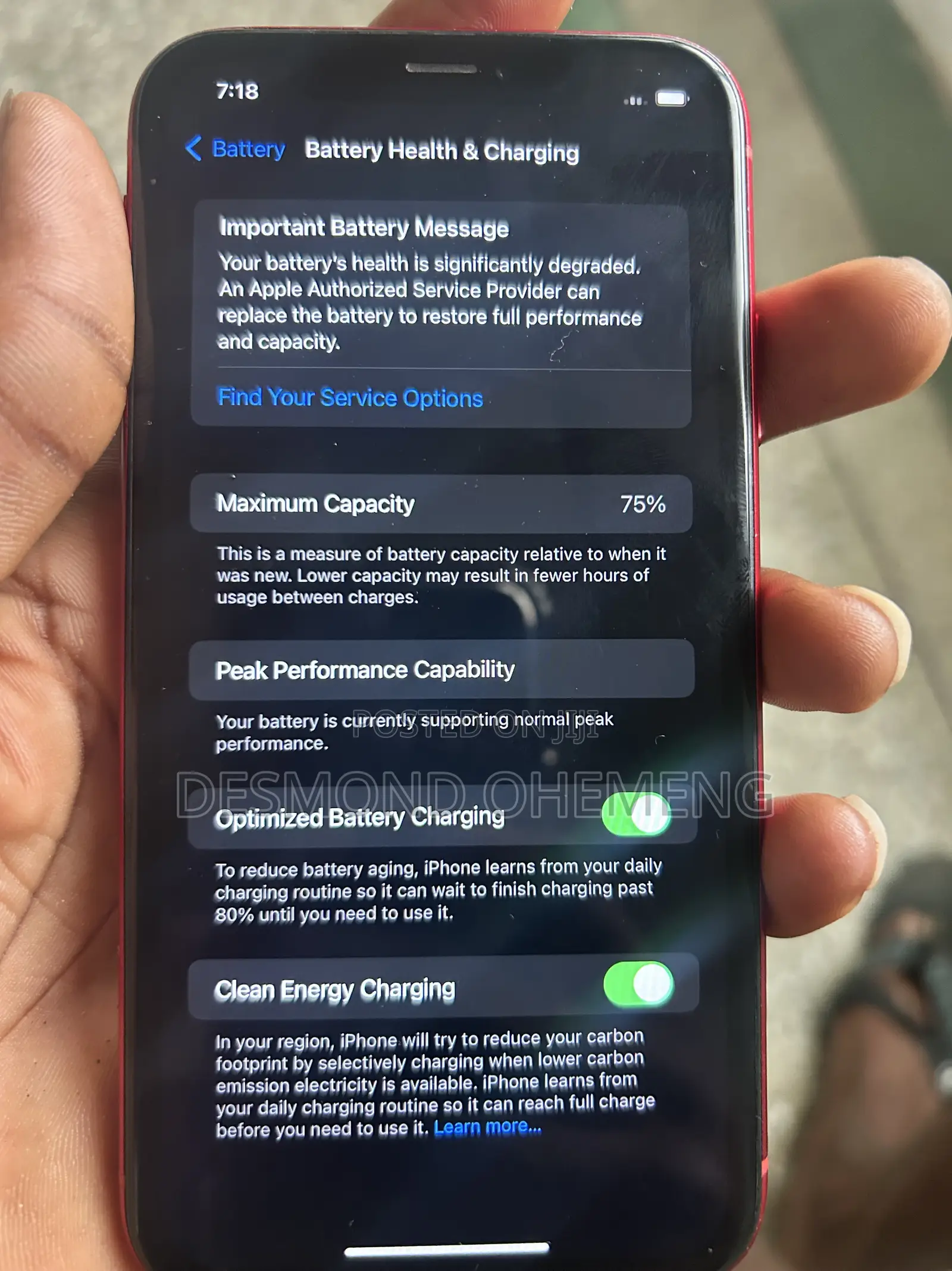 Apple iPhone XR 64 GB Red