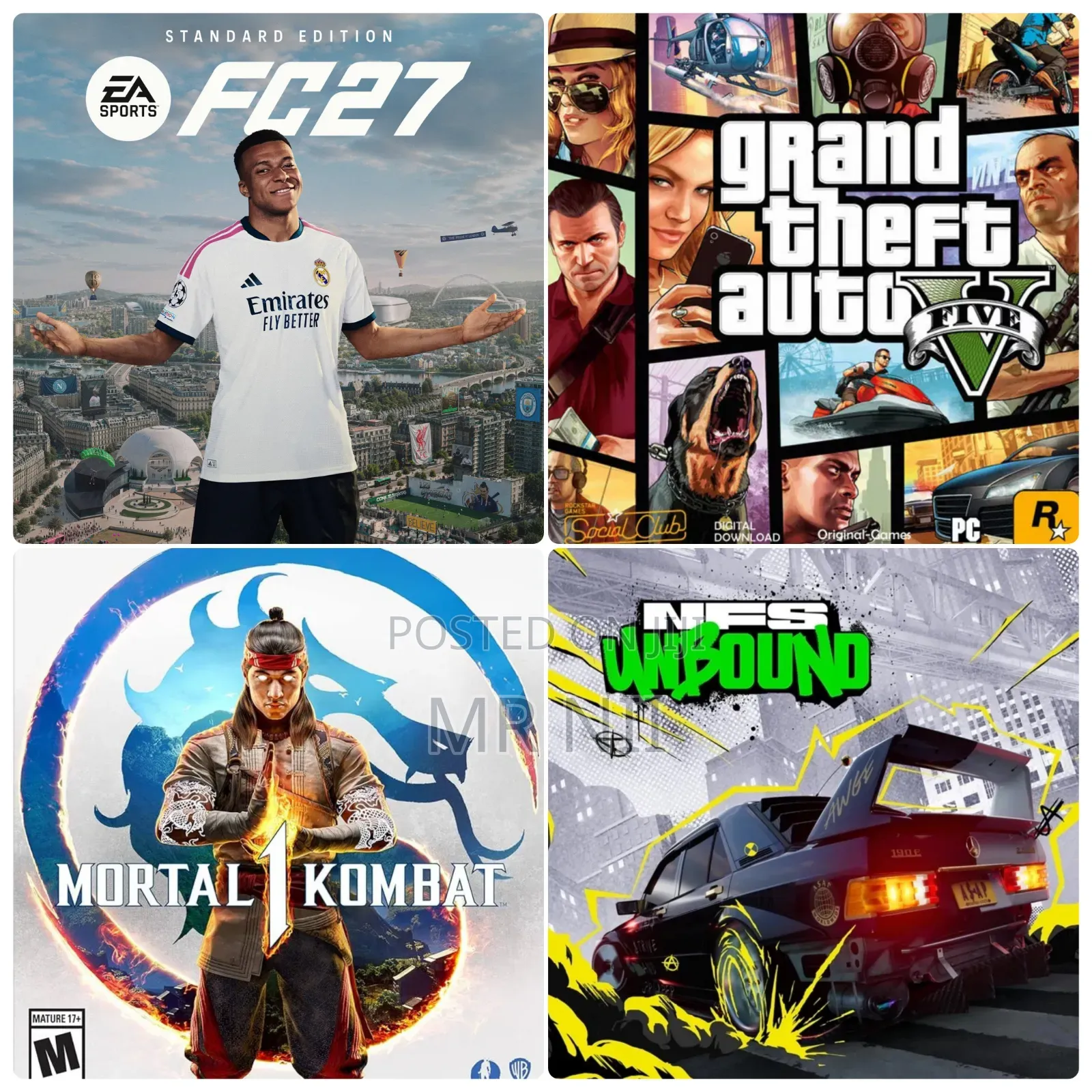 (NOT CD) Fc 27 + Other Games Offline Package (Xbox Series X|S Ps5)