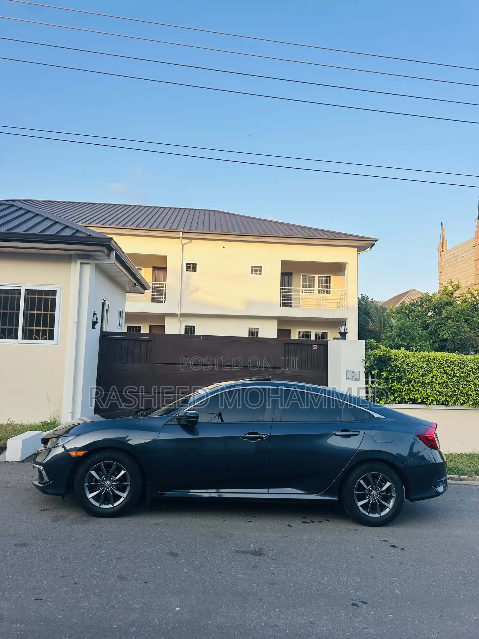 Honda Civic EX-L Sedan 2020 Gray