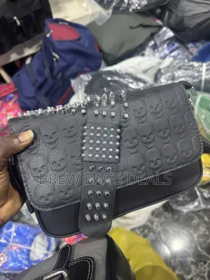 Premium Quality Leather Skeleton Design Men’s Side Bag.