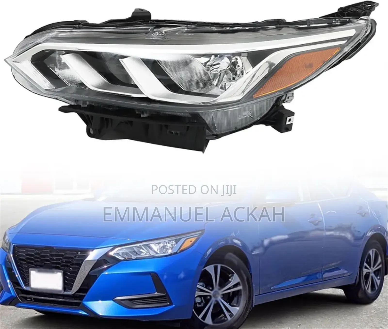Nissan Sentra 2020 2021 2022 Normal Headlight