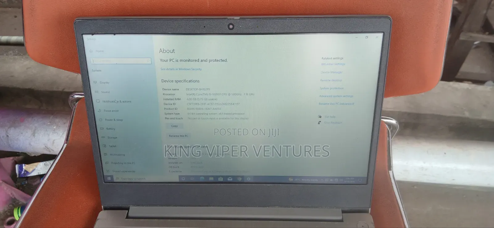 Laptop Lenovo Legion 5i 4GB Intel Core i5 SSD 250GB