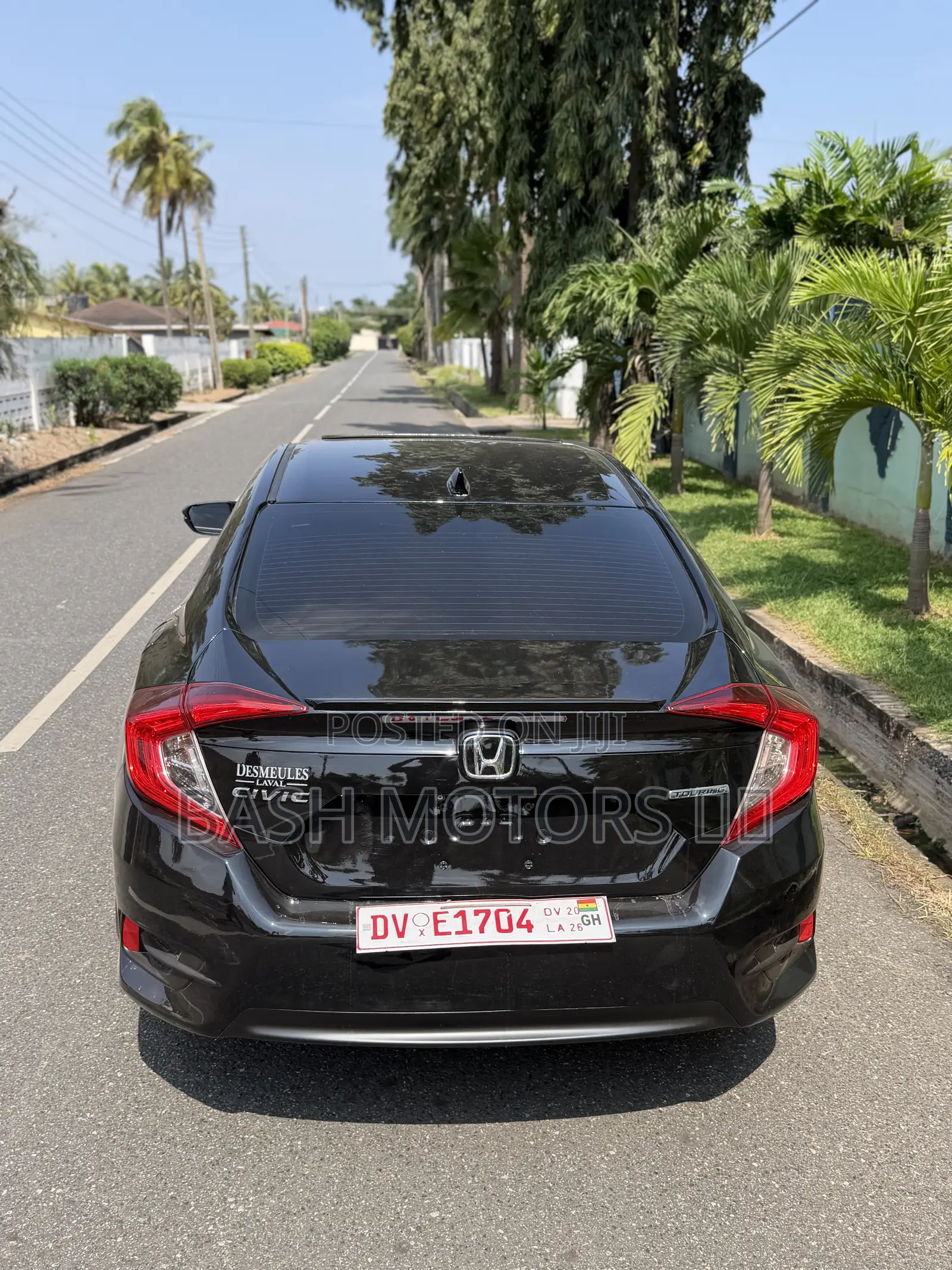 Honda Civic Touring 4dr Sedan (1.5L 4cyl) 2017 Black