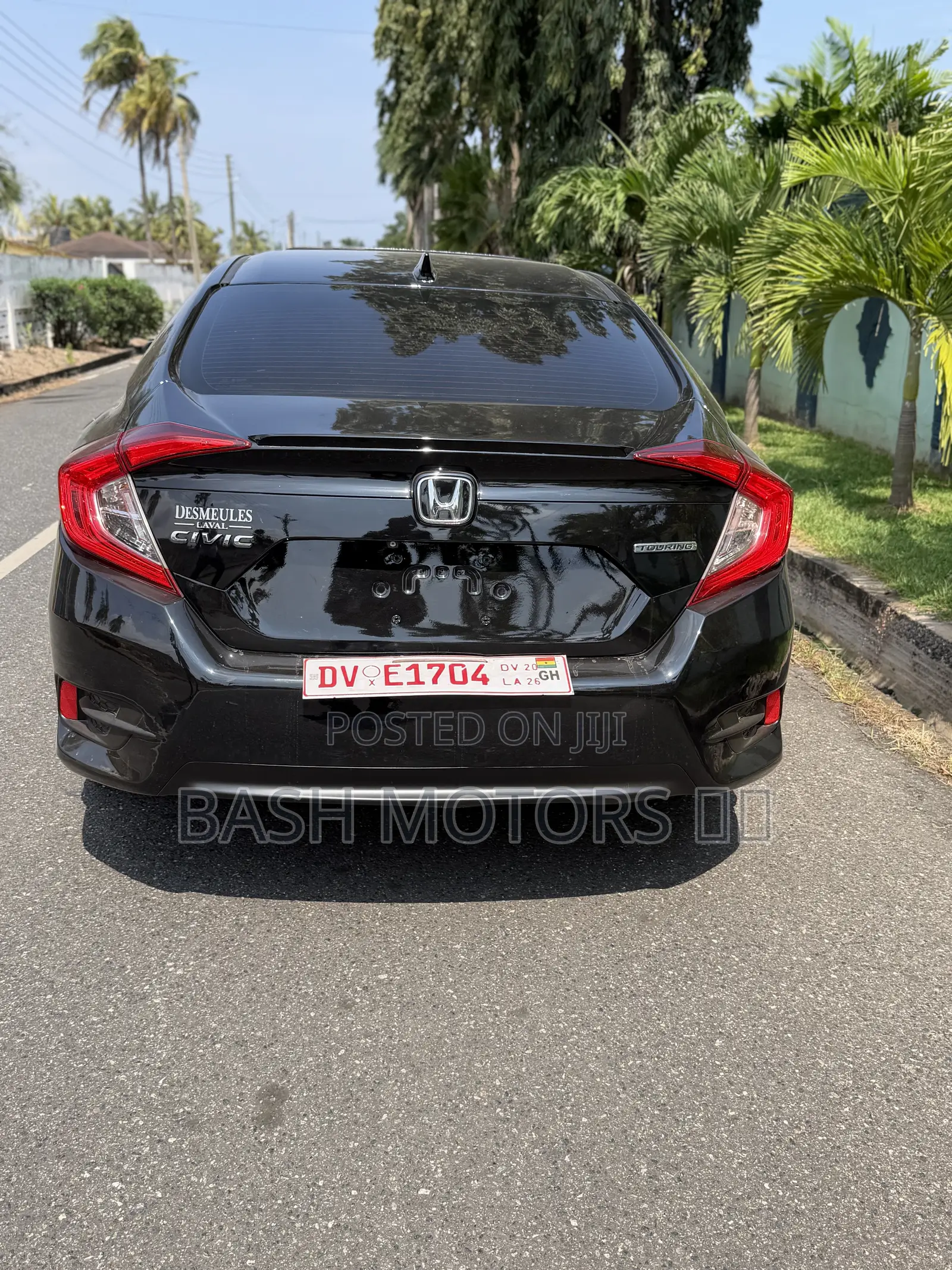 Honda Civic Touring 4dr Sedan (1.5L 4cyl) 2017 Black