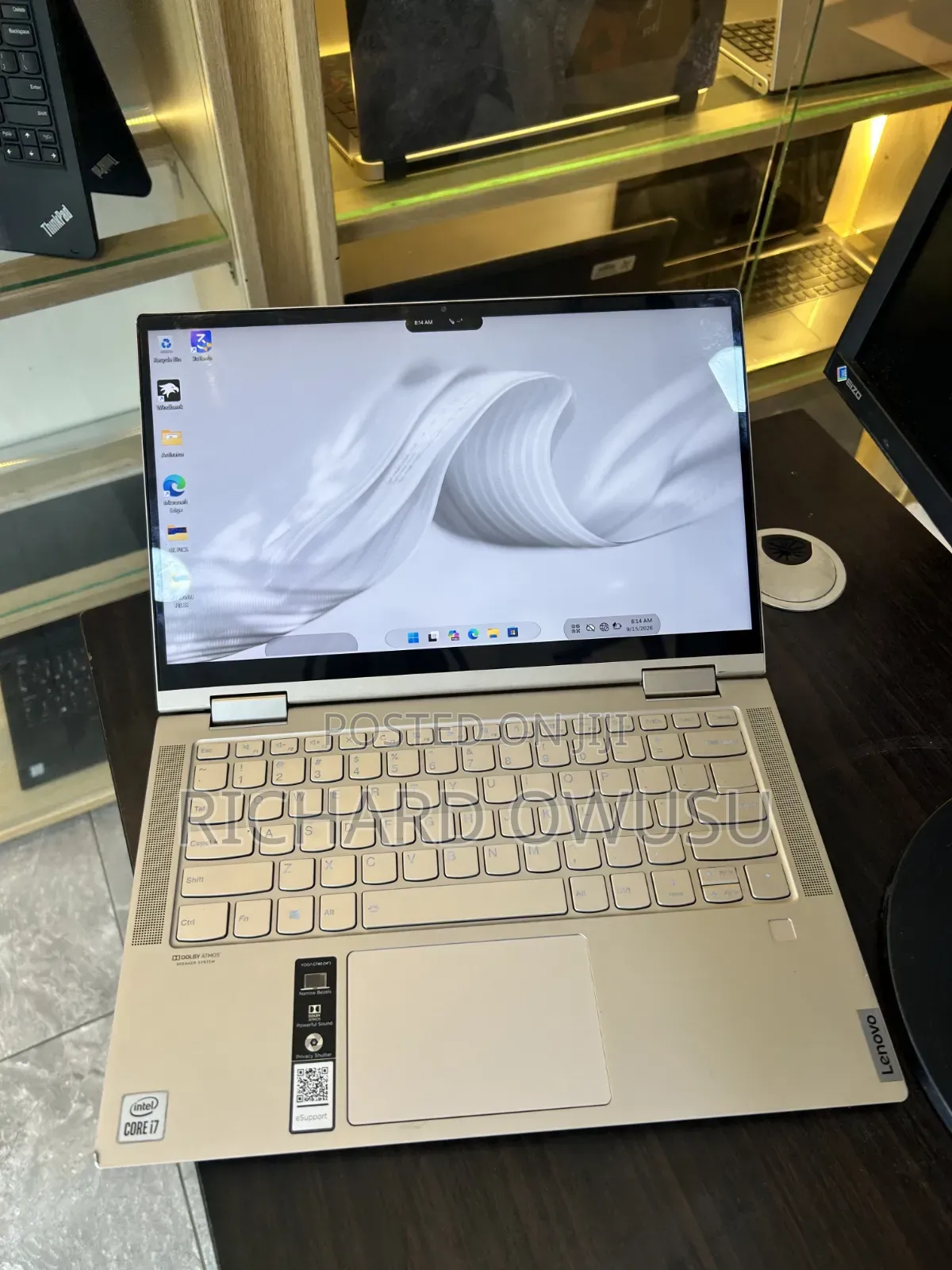 Laptop Lenovo Yoga C740 16GB Intel Core i7 SSD 256GB