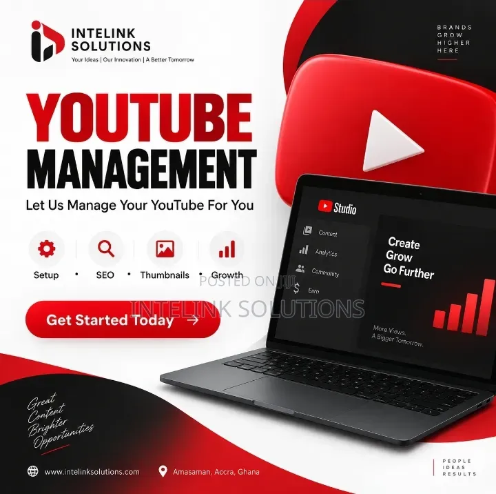 YOUTUBE MANAGEMENT - Let Manage Your YouTube for You