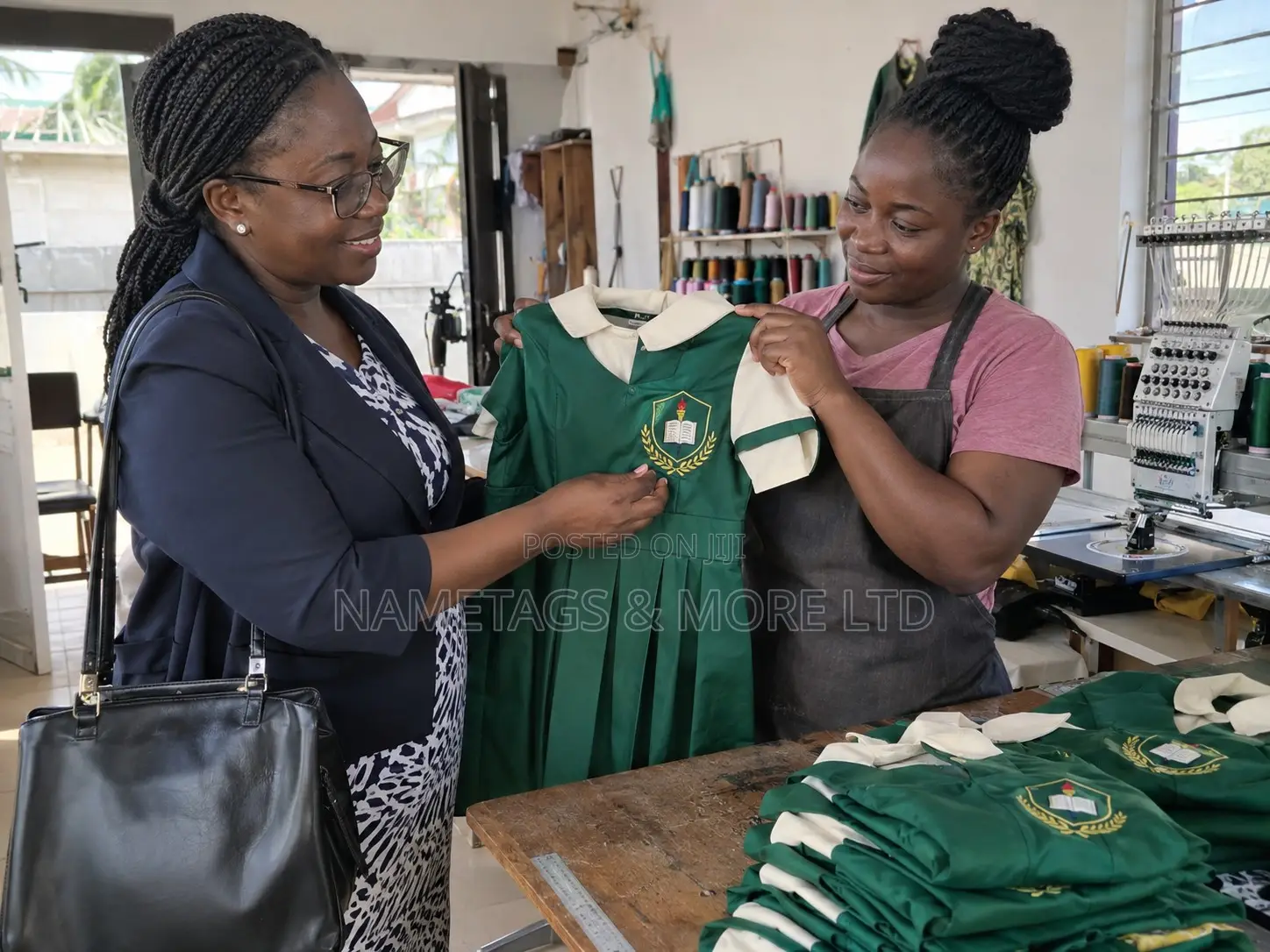 School Uniform Crest Embroidery From GH₵5