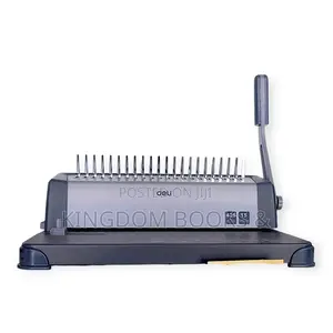Deli Professional Plastic Comb Binding Punching Machine (Model 3872)