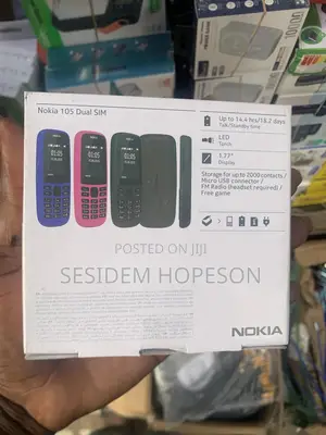 New Nokia 105 Black