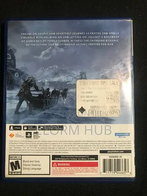 God of War Ragnarok Disc for Ps5