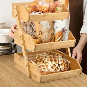 3 Layer Wooden Fruit Stand