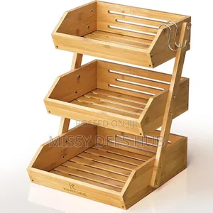 3 Layer Wooden Fruit Stand