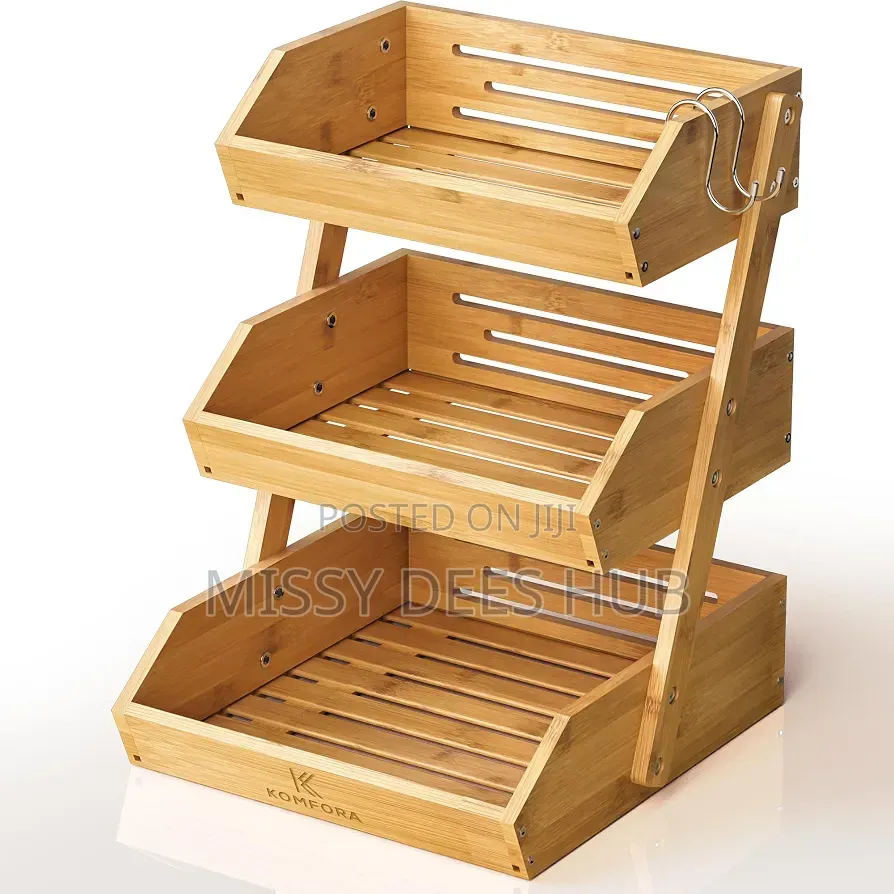 3 Layer Wooden Fruit Stand