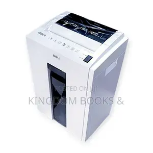 Deli Cross-Cut Heavy-Duty Office Paper Shredder (Model 9952) - White