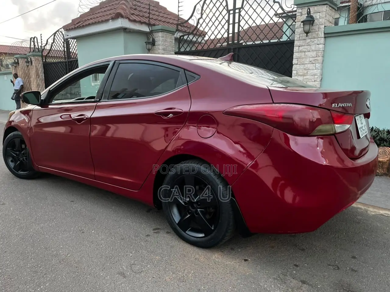 Hyundai Elantra 2013 Red
