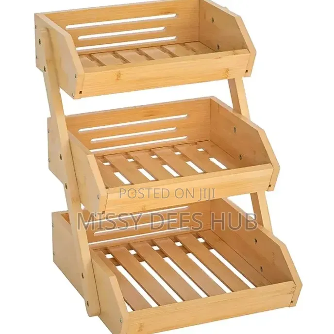 3 Layer Wooden Fruit Stand