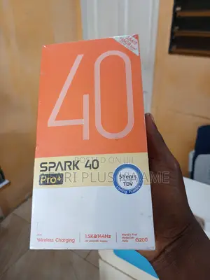 New Tecno Spark 40 Pro+ 256 GB Black