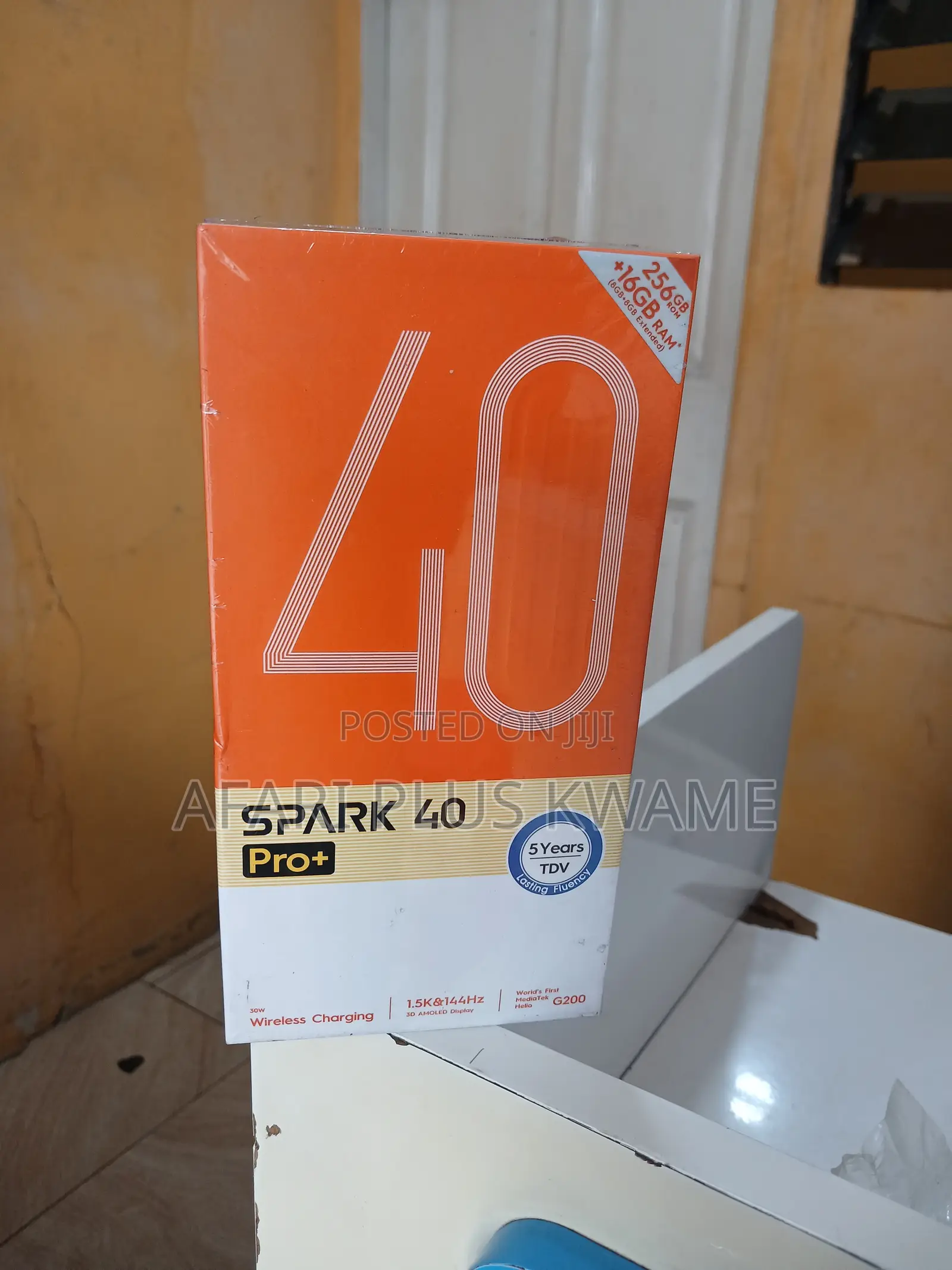New Tecno Spark 40 Pro+ 256 GB Black