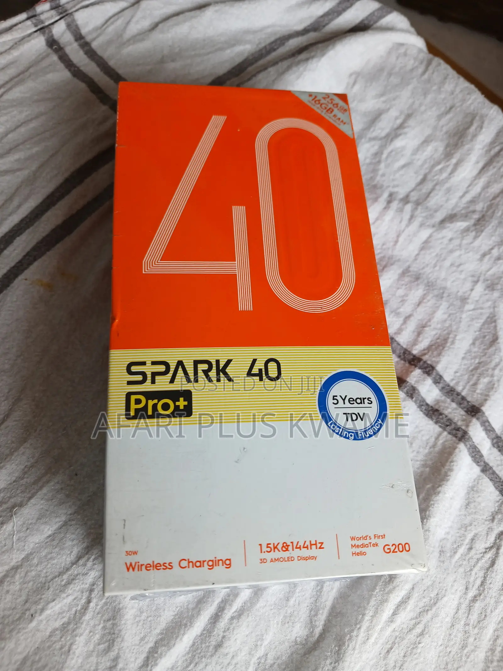 New Tecno Spark 40 Pro+ 256 GB Black