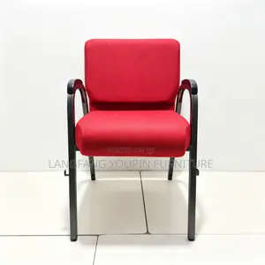 Quality Padded Church Chairs With Armrest Book Pocket for Worship
