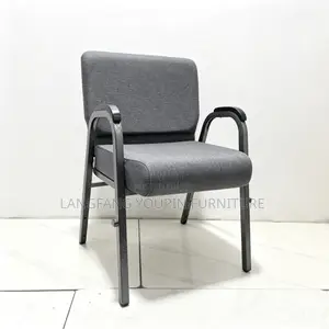 Stackable Church Chairs With Built-in Book Pocket | Bulk Supply
