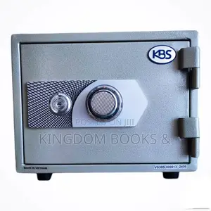 KBS Compact Fire-Resistant Safe Box With Key Lock & Dial (Model VS30S)